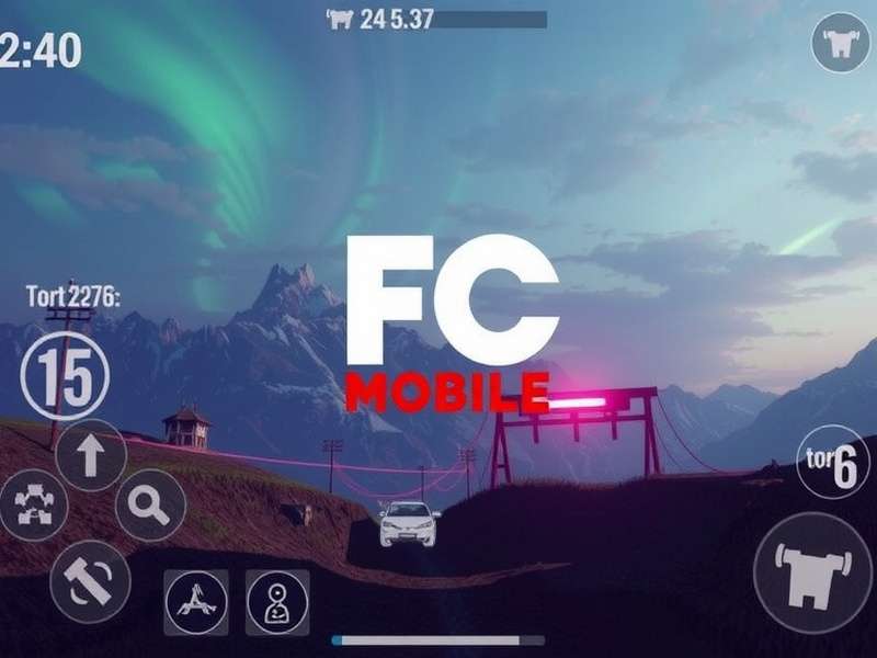 FC Mobile Mod gameplay interface showing enhanced features