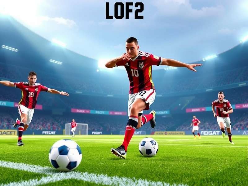 EA Sports FC Mobile gameplay screenshot showing attacking action