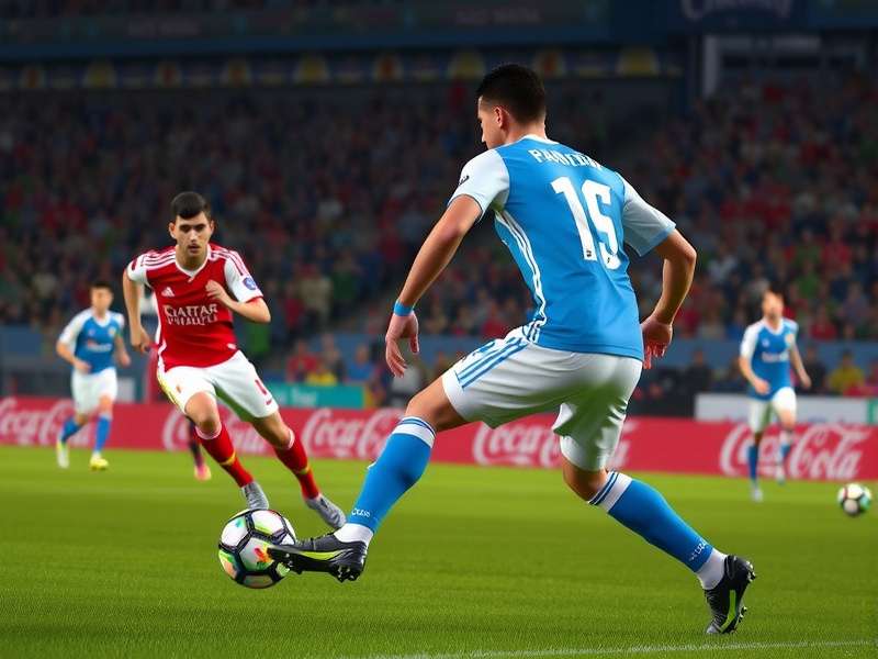 FC Mobile gameplay screenshot showcasing a stunning in-match scene