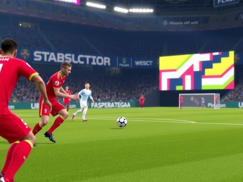 FC Mobile gameplay screenshot showing intense match action