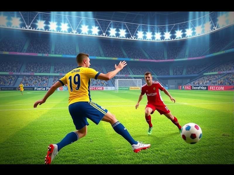 FC Mobile gameplay on PC with enhanced graphics and controls