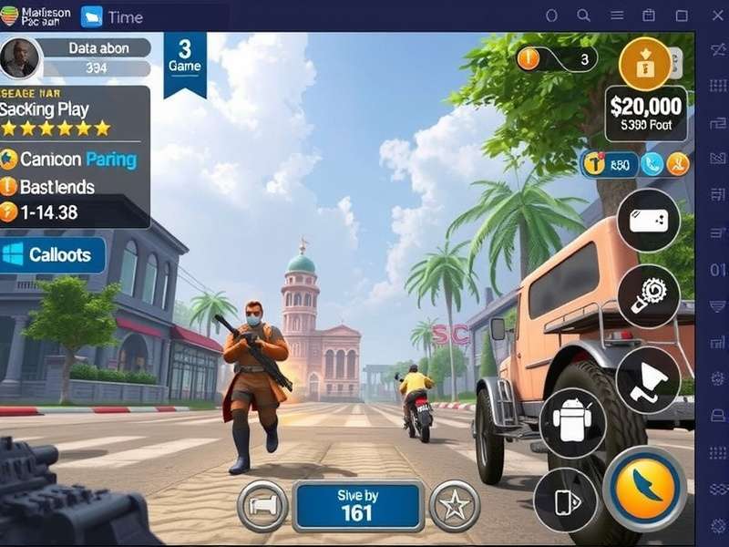 FC Mobile Gameplay on PC Screen showcasing stunning graphics