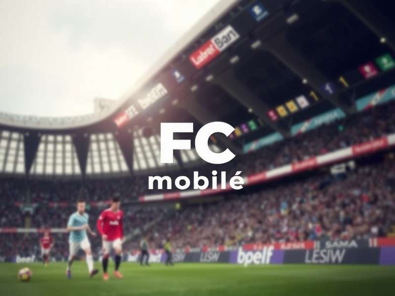 FC Mobile control layout showing virtual joystick and action buttons