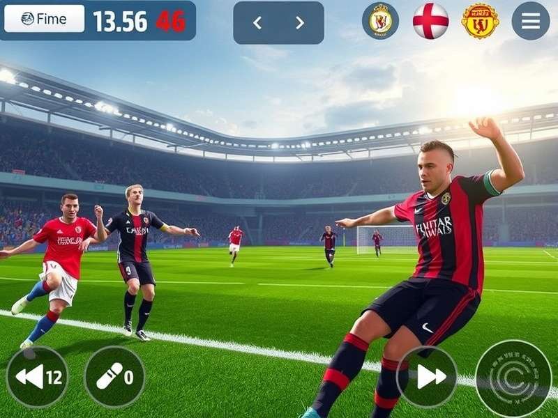 FC Mobile gameplay on multiple devices including smartphone and tablet