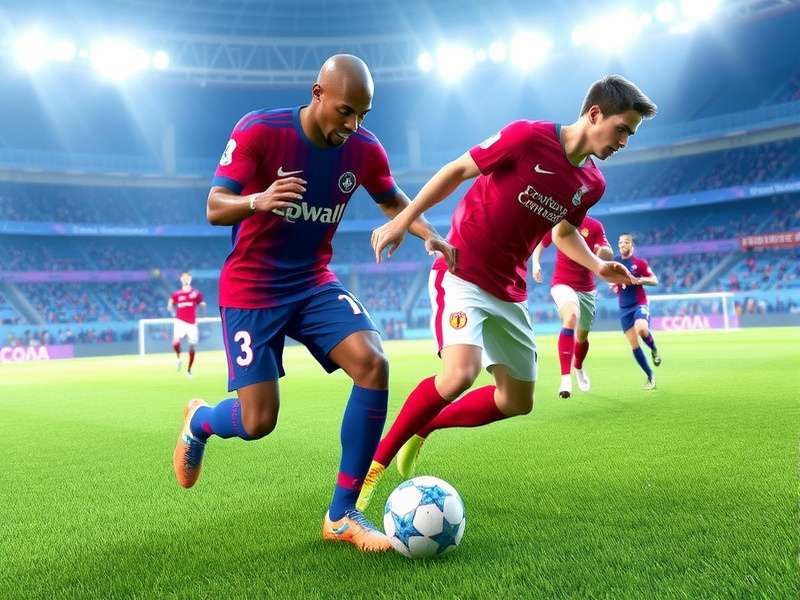 EA Sports FC Mobile gameplay screenshot showing advanced controls