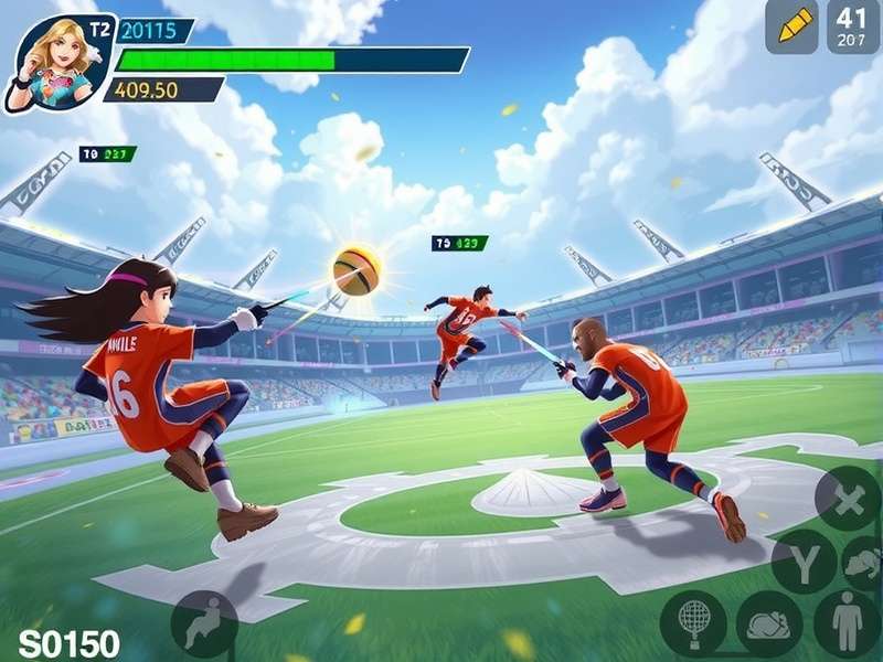 FC Mobile gameplay screenshot showing intense match action