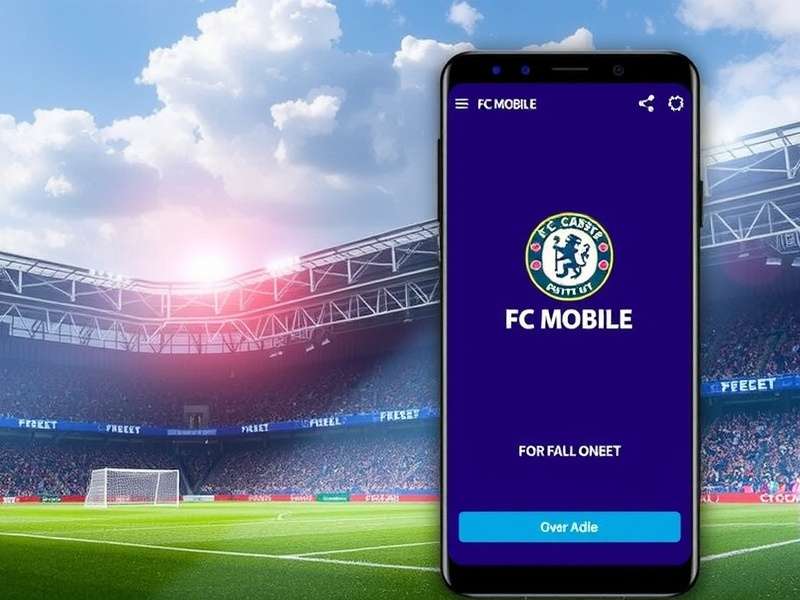 FC Mobile gameplay screenshot showing advanced graphics and player controls