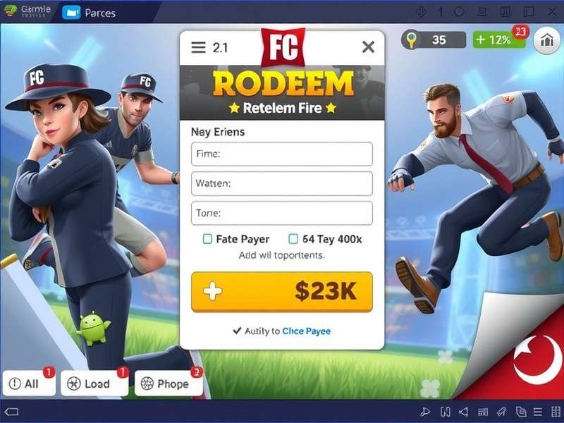 FC Mobile gameplay on a smartphone