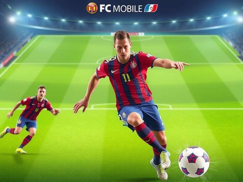 FC Mobile Gameplay Screenshot showing intense match action