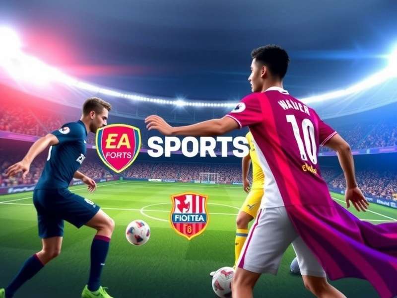 EA Sports FC Mobile gameplay screenshot showing advanced dribbling mechanics