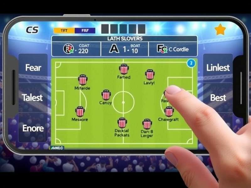 FC Mobile App gameplay screenshot showing realistic graphics and UI