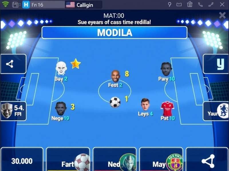FC Mobile Game Modes Interface showing Division Rivals, Ultimate Team, and Events