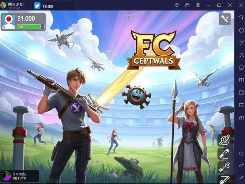 FC Mobile Game intense match gameplay screenshot showing realistic graphics
