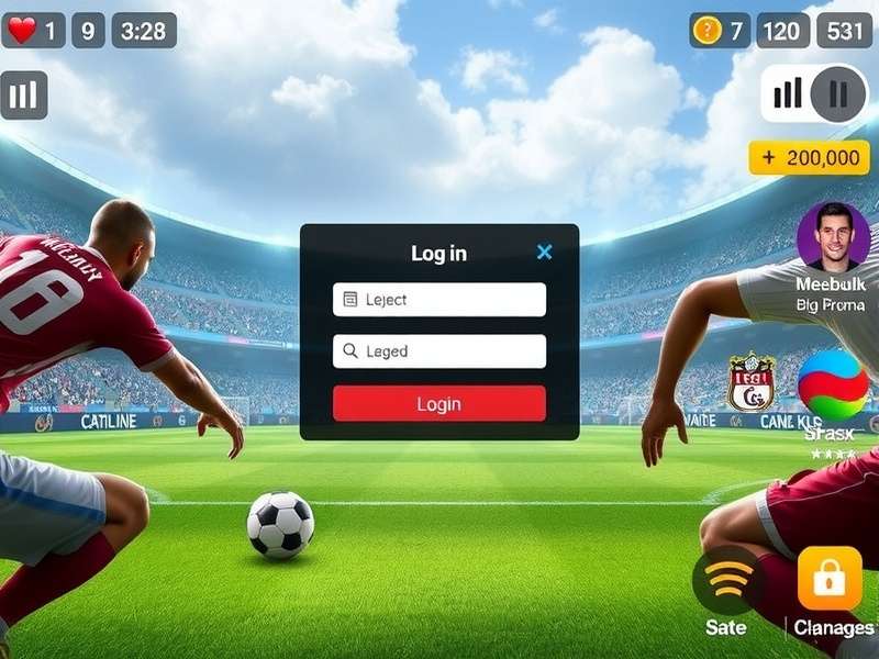 FC Mobile Login screen on mobile device