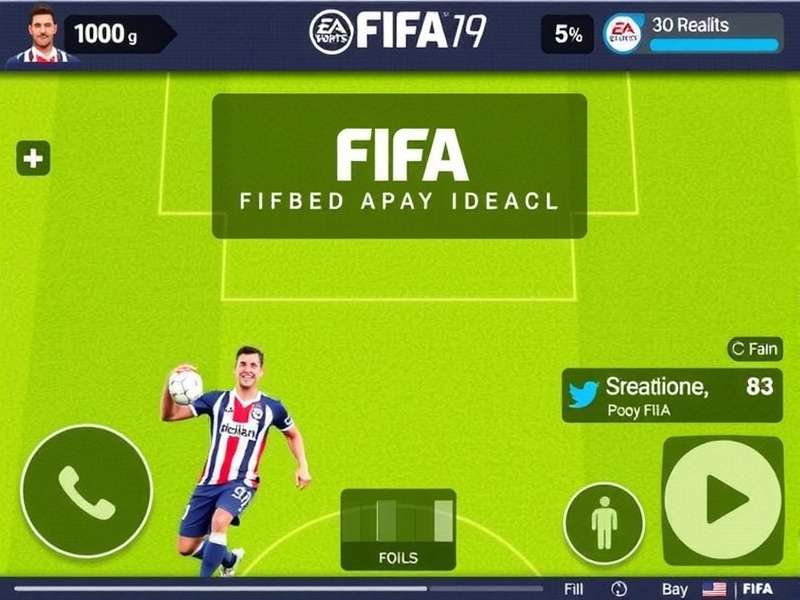 FC Mobile gameplay on a smartphone