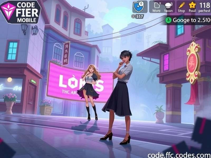 FC Mobile Gameplay on a smartphone in a Vietnamese cafe setting