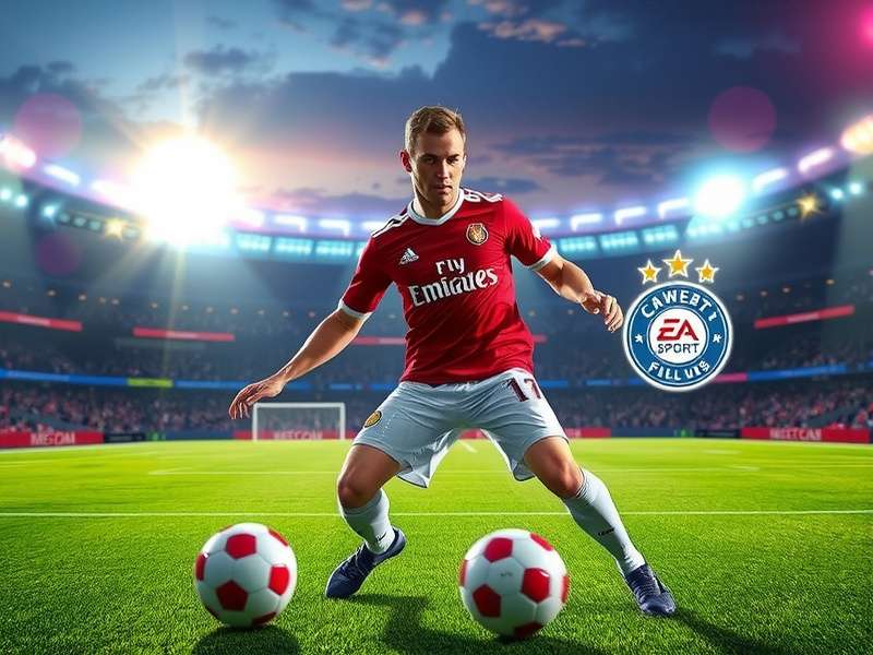 EA Sports FC Mobile gameplay screenshot showing realistic graphics