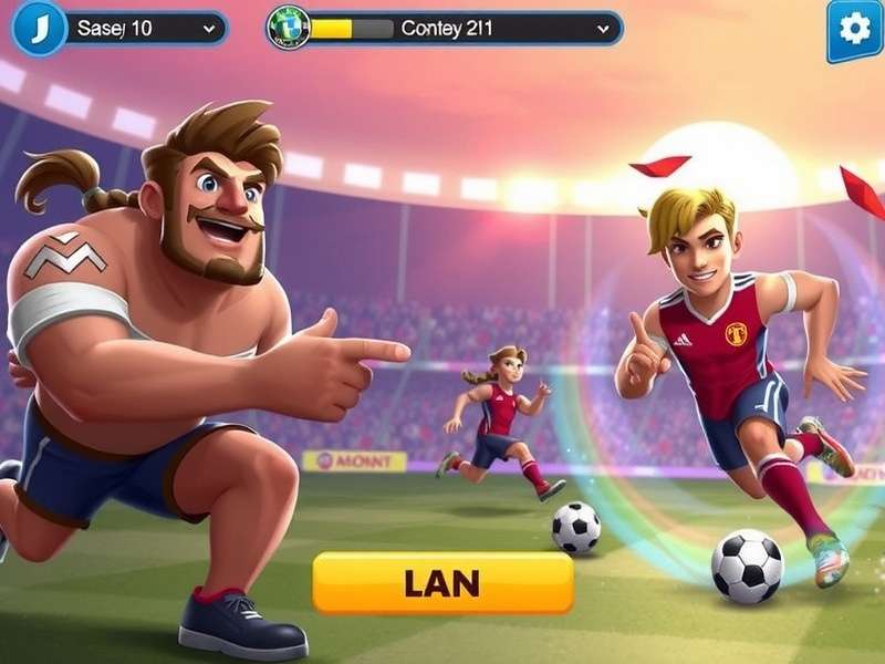 FC Mobile Gratuit gameplay showing realistic football action