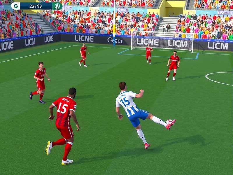 FC Mobile Gameplay Screenshot showing intense football action