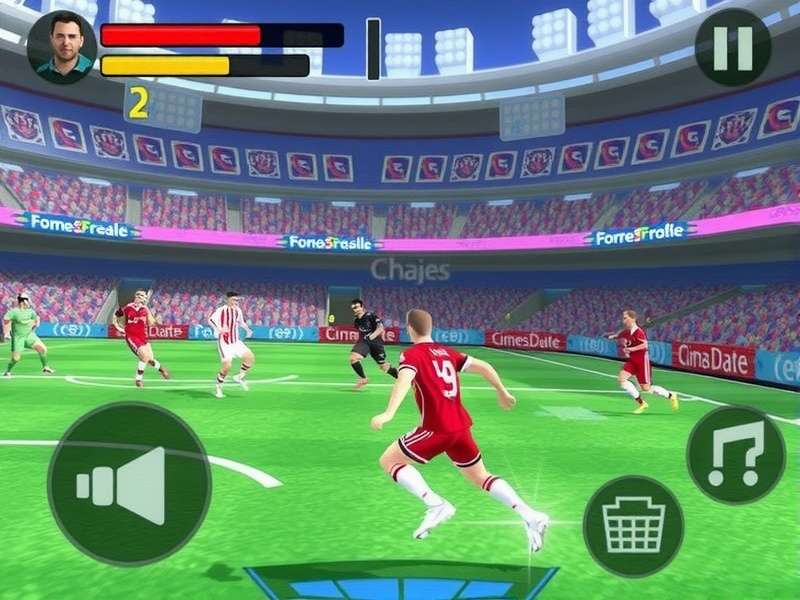 FC Mobile Para PC gameplay on desktop with keyboard controls