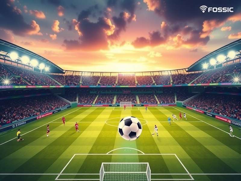 FC Mobile 2025 gameplay showcase with football action on mobile screen