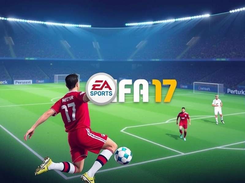 Fifa Free Play - FC Mobile gameplay action shot featuring a stadium and player